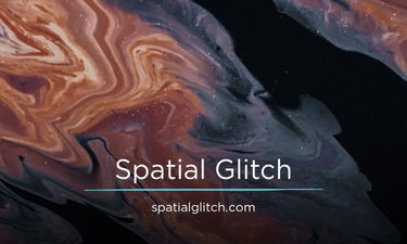 SpatialGlitch.com - Creative brandable domain for sale